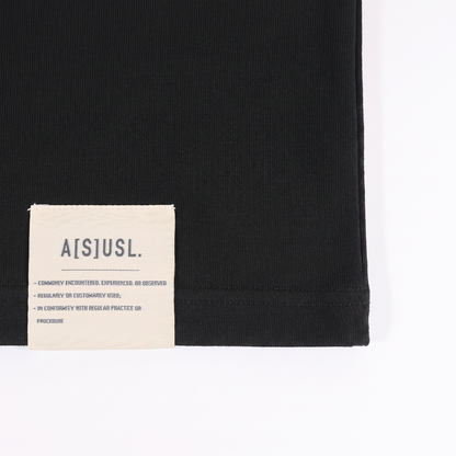 A[S]USL FEAR IS A RECATION TEE-BLACK