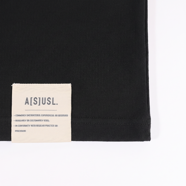 A[S]USL FEAR IS A RECATION TEE-BLACK