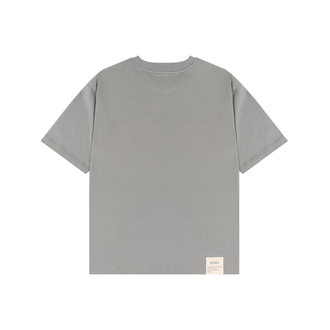 A[S]USL FEAR IS A RECATION TEE-GREY