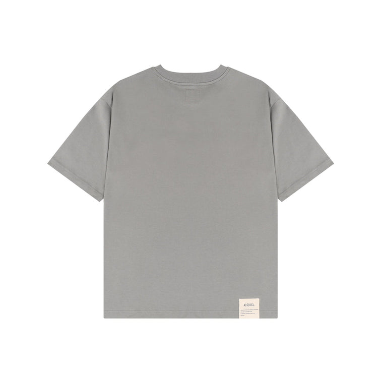 A[S]USL FEAR IS A RECATION TEE-GREY
