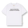 A[S]USL FEAR IS A RECATION TEE-WHITE