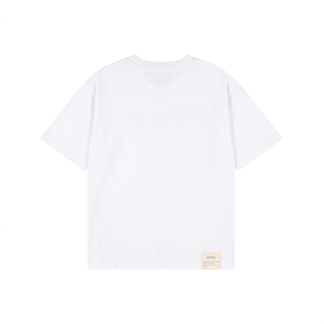 A[S]USL FEAR IS A RECATION TEE-WHITE