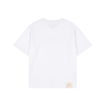 A[S]USL FEAR IS A RECATION TEE-WHITE