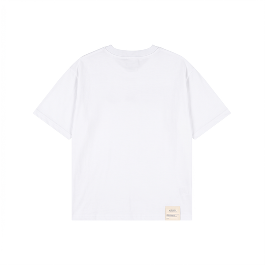 A[S]USL FEAR IS A RECATION TEE-WHITE