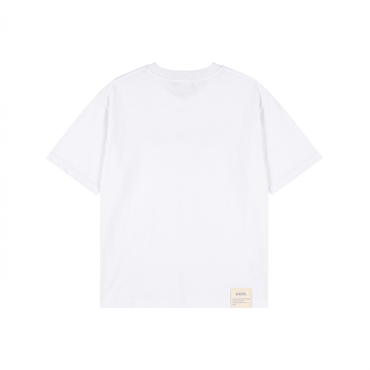 A[S]USL FEAR IS A RECATION TEE-WHITE