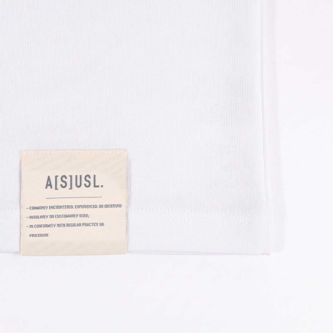 A[S]USL FEAR IS A RECATION TEE-WHITE
