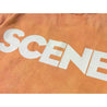SCENE BY ICE FIRE FESTIVAL SNOW WASHED TEE-ORANGE