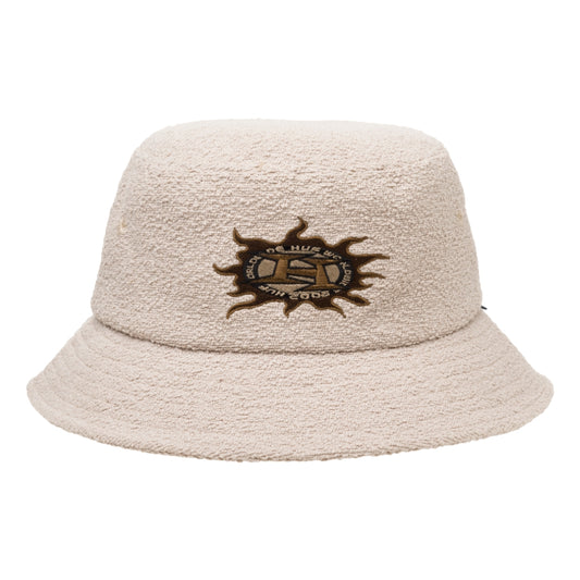 HUF FIRE BUCKET HAT-OATMEAL