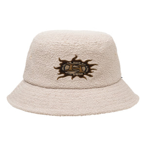 HUF FIRE BUCKET HAT-OATMEAL