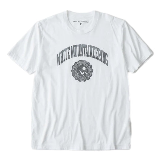 WHITE MOUNTAINEERING FLOCKY PRINT T-SHIRT-WHITE