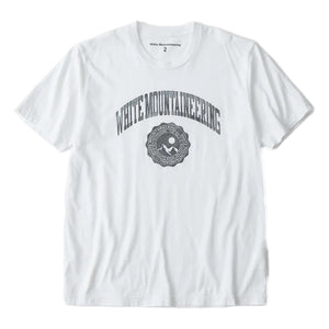 WHITE MOUNTAINEERING FLOCKY PRINT T-SHIRT-WHITE