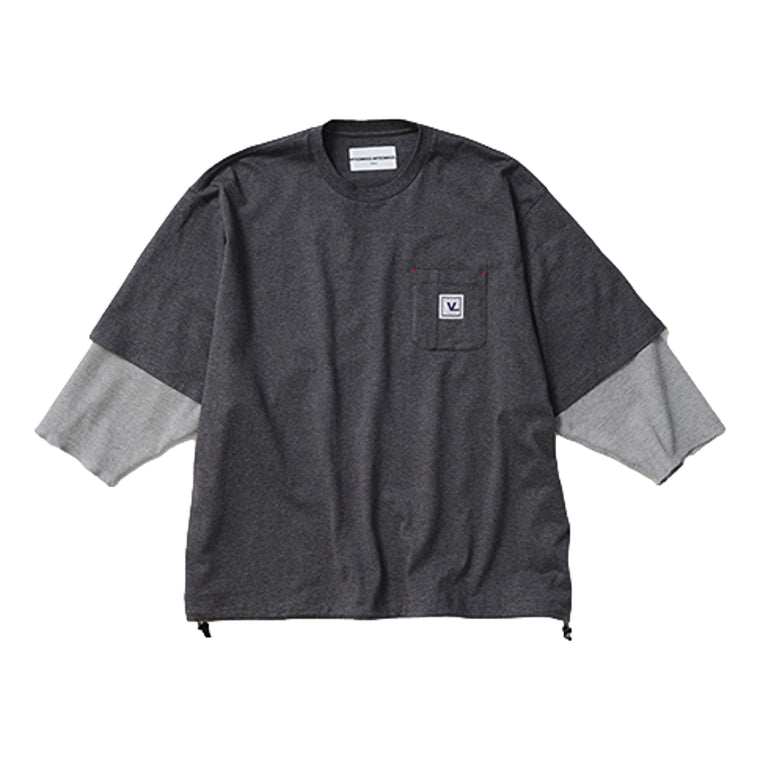 WHIZLIMITED FLUNK SHIRT-CHARCOAL