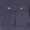 A[S]USL FOUR POCKETS CHECK SHIRT-NAVY CHECKS