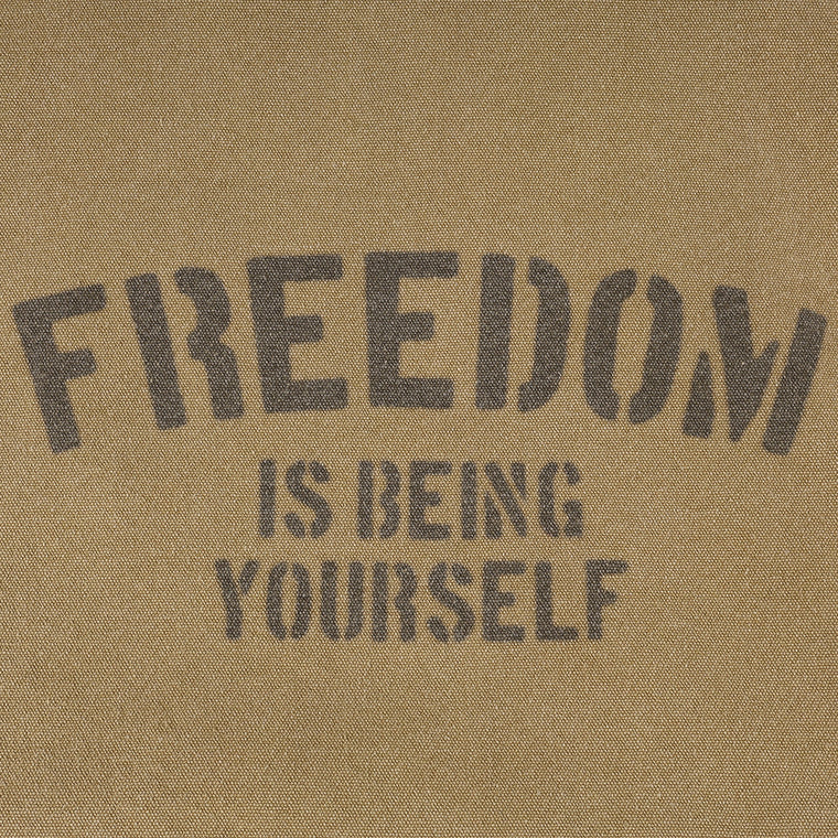 A[S]USL FREEDOM CANVAS TOTE BAG-BROWN