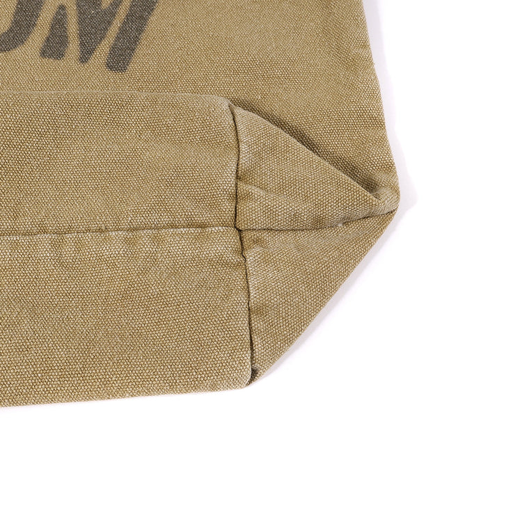 A[S]USL FREEDOM CANVAS TOTE BAG-BROWN