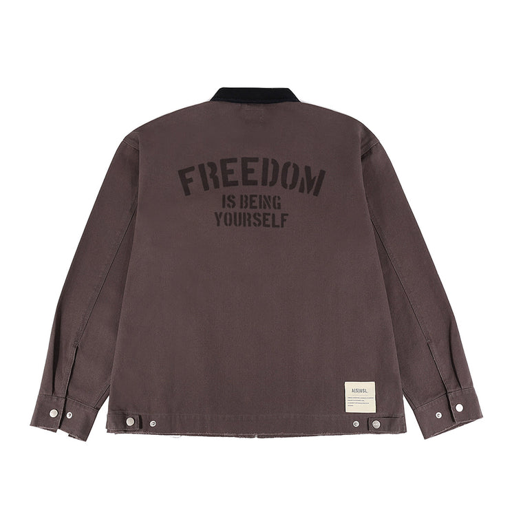 A[S]USL FREEDOM DETROIT JACKET-CHARCOAL
