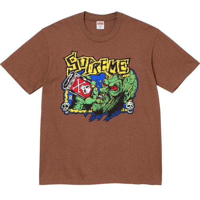 SUPREME FUCKIN BLOWOUT TEE-BROWN