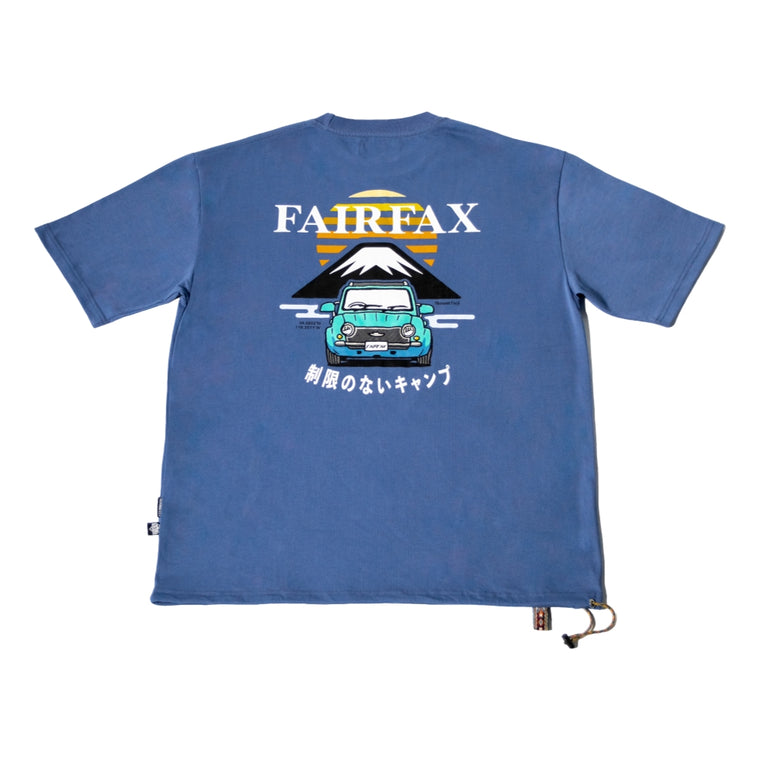 FAIRFAX FUJI CAR TEE-BLUE