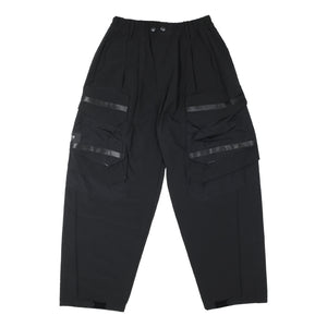 IP-AXIS FUNCTIONAL TAILORED 11-POCKET WIDE-LEG PANTS-BLACK