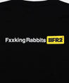 #FR2 FXXKING RABBITS LOGO T-SHIRT-BLACK