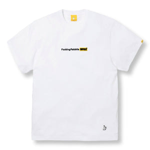 #FR2 FXXKING RABBITS LOGO T-SHIRT-WHITE
