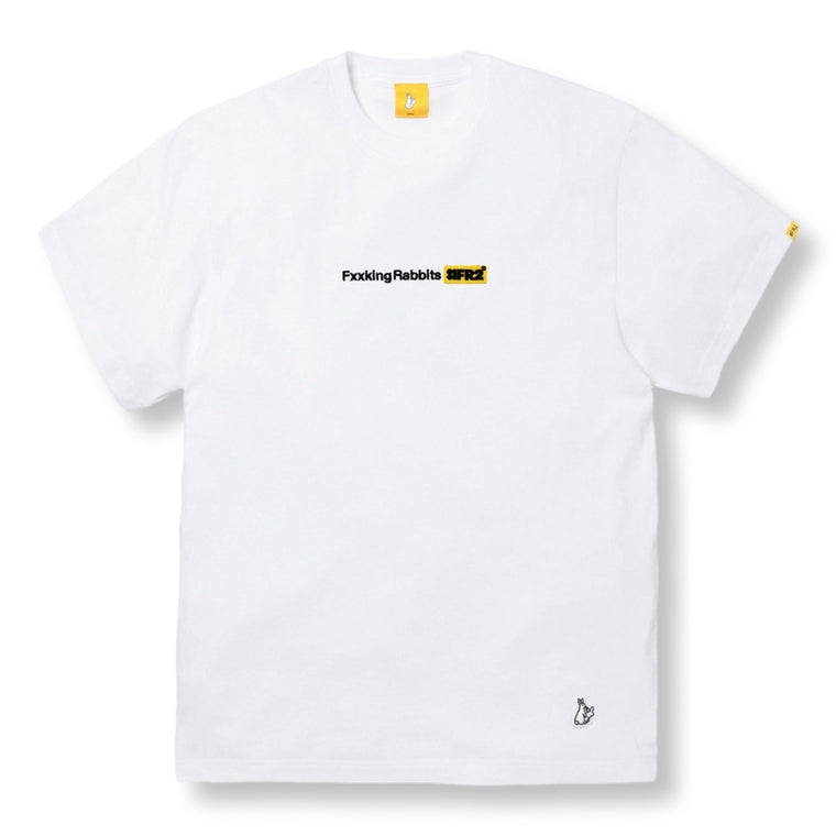 #FR2 FXXKING RABBITS LOGO T-SHIRT-WHITE
