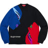 SUPREME FACES SWEATER-BLACK