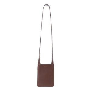 ESPRIT FAUX LEATHER PHONE CROSSBODY BAG-BROWN