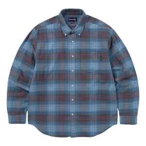THIS IS NEVER THAT FLANNEL CHECK SHIRT-BLUE