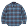 THIS IS NEVER THAT FLANNEL CHECK SHIRT-BLUE