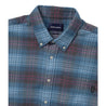 THIS IS NEVER THAT FLANNEL CHECK SHIRT-BLUE