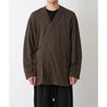 WHITE MOUNTAINEERING GLENCHECK KIMONO SHIRT-BROWN