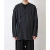WHITE MOUNTAINEERING GLENCHECK KIMONO SHIRT-CHARCOAL