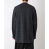 WHITE MOUNTAINEERING GLENCHECK KIMONO SHIRT-CHARCOAL