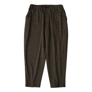 WHITE MOUNTAINEERING GLENCHECK SAROUEL PANTS-BROWN