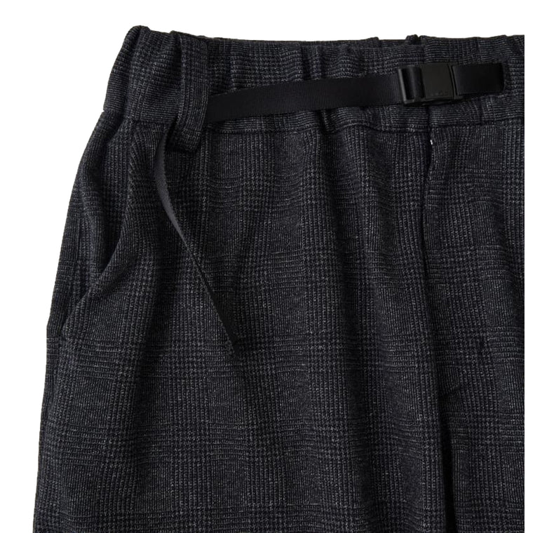 WHITE MOUNTAINEERING GLENCHECK SAROUEL PANTS-CHARCOAL