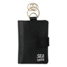 WIND AND SEA GOD SELECTION XXX × WDS LEATHER KEY CASE-BLACK