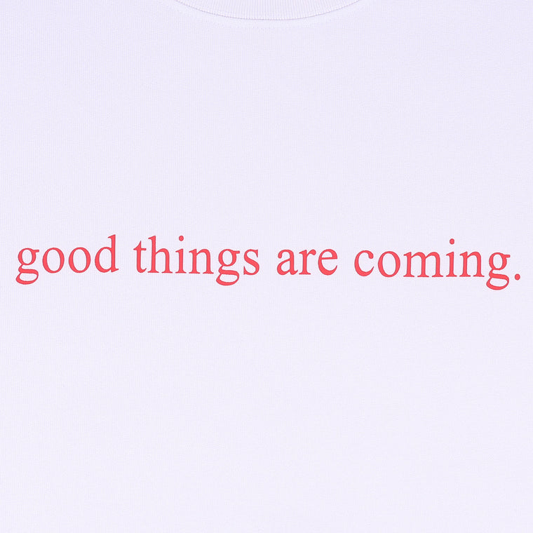A[S]USL GOOD THINGS ARE COMING SLEEVELESS-WHITE