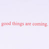 A[S]USL GOOD THINGS ARE COMING SLEEVELESS-WHITE