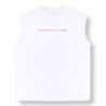 A[S]USL GOOD THINGS ARE COMING SLEEVELESS-WHITE
