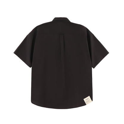 A[S]USL GOOD VIBES PRINT SHIRT-BLACK
