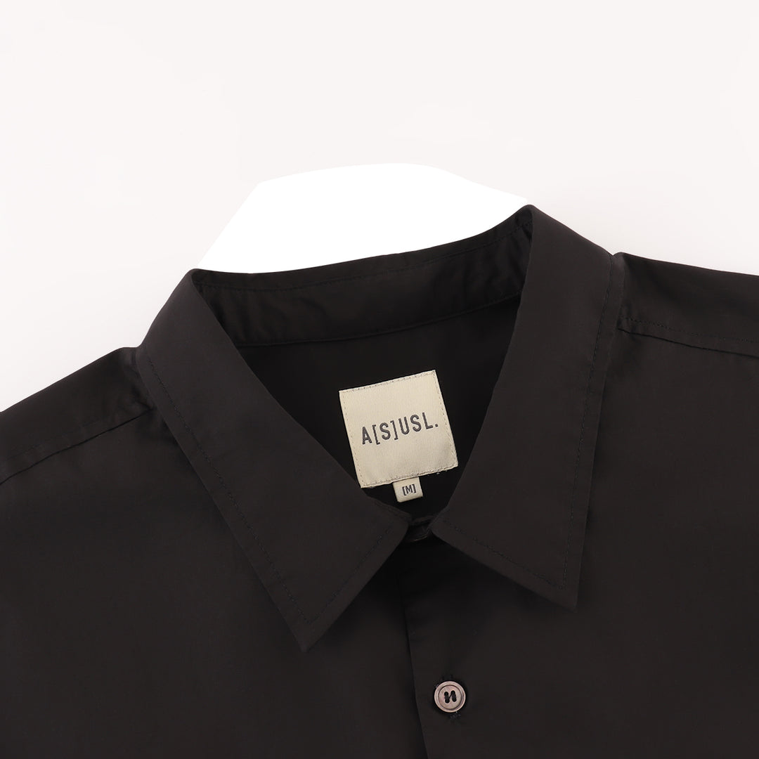 A[S]USL GOOD VIBES PRINT SHIRT-BLACK