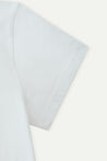 ESPRIT GRAFFITI PRINT CROPPED TEE-WHITE