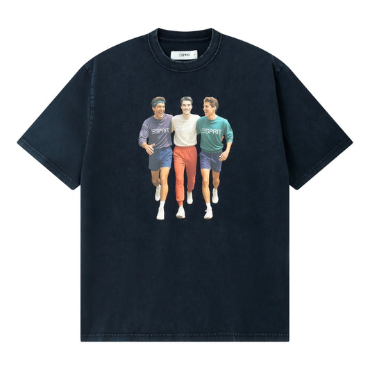 ESPRIT GRAPHIC T-SHIRT-NAVY