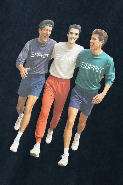 ESPRIT GRAPHIC T-SHIRT-NAVY