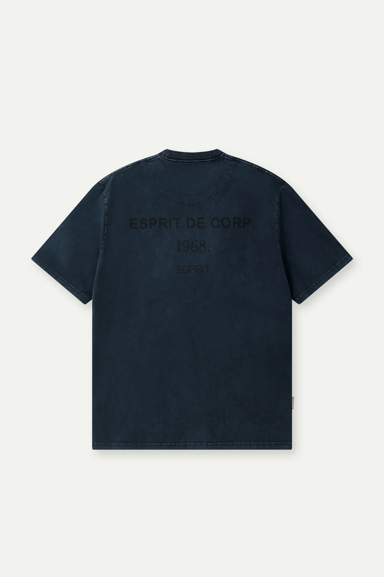 ESPRIT GRAPHIC T-SHIRT-NAVY
