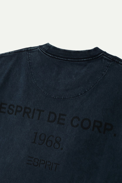 ESPRIT GRAPHIC T-SHIRT-NAVY