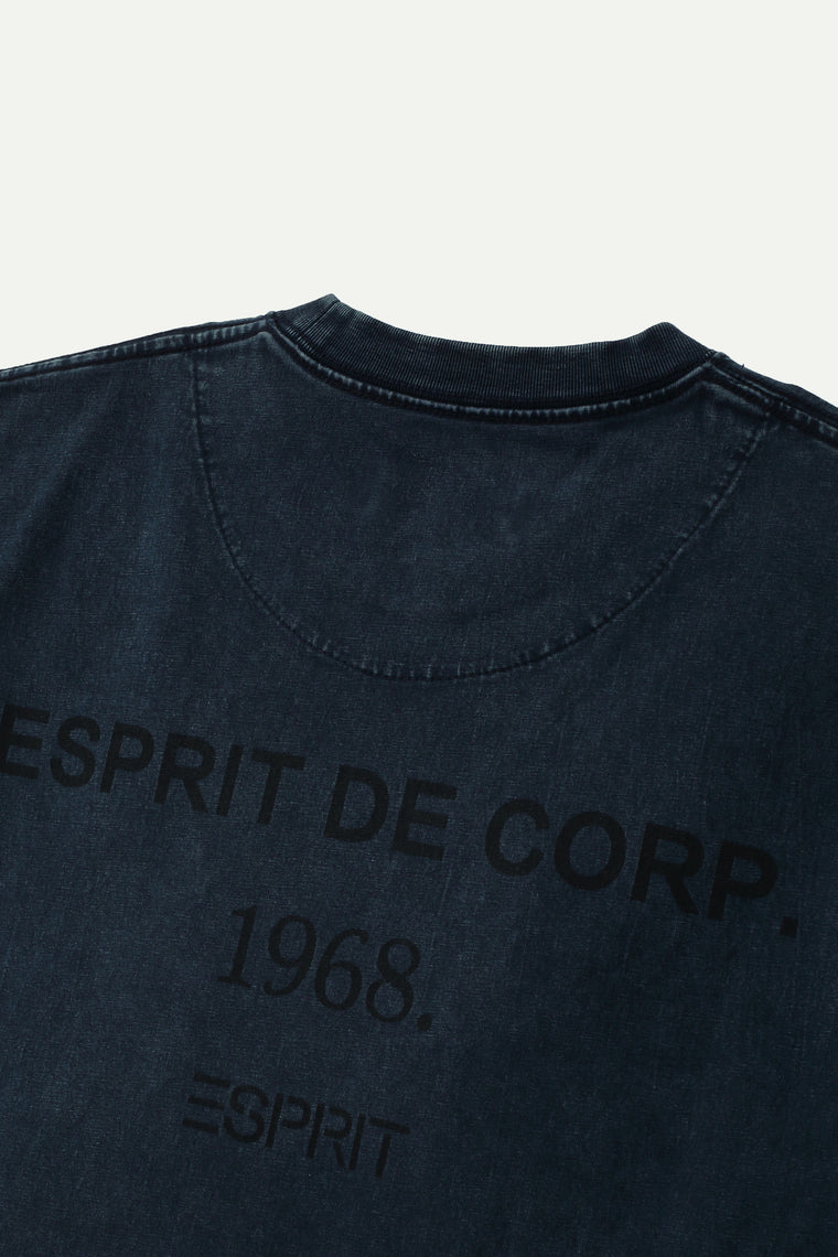 ESPRIT GRAPHIC T-SHIRT-NAVY