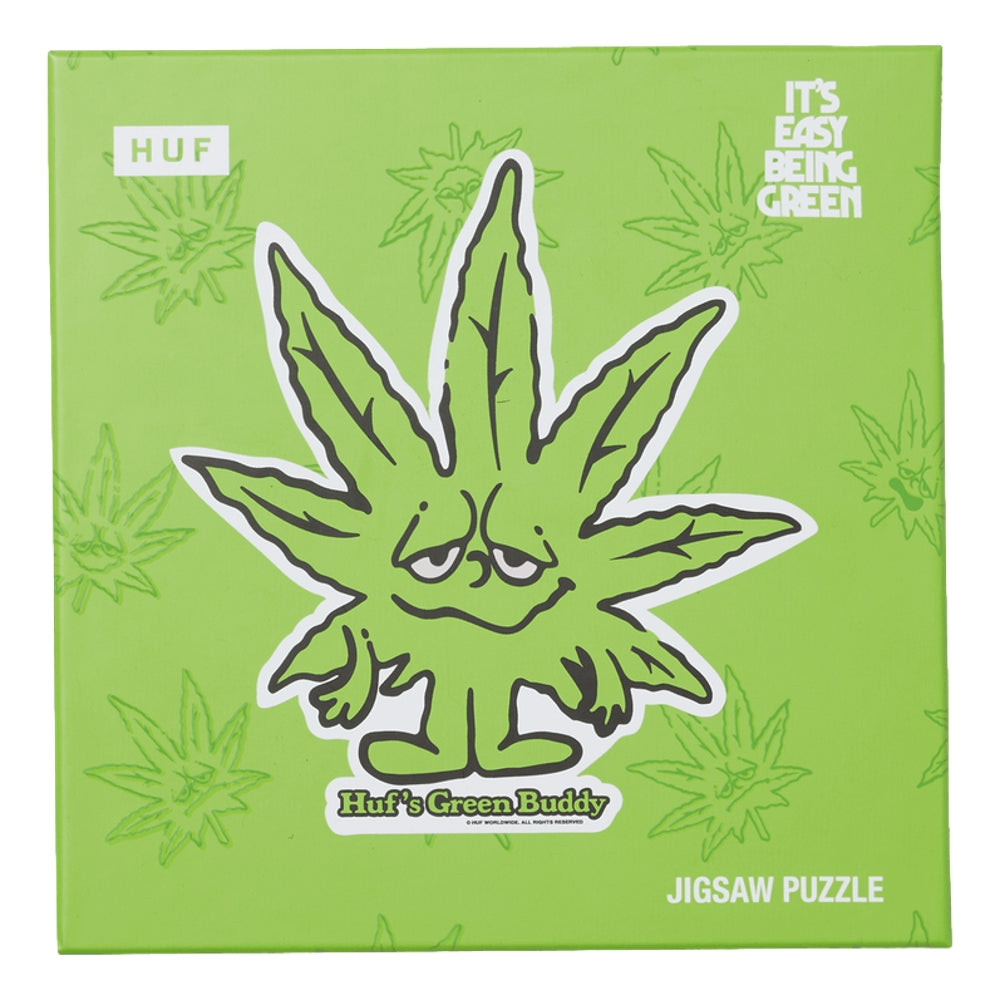 HUF GREEN BUDDY JIGSAW PUZZLE-GREEN