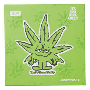 HUF GREEN BUDDY JIGSAW PUZZLE-GREEN